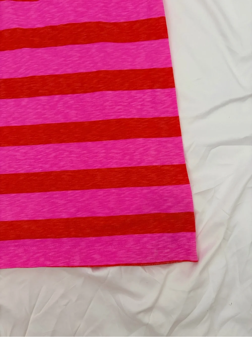 Crewcuts Pink and Red Striped Sleeveless Dress
